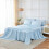 Σετ σεντόνια King Size Baby Blue 6 τεμαχίων από μικροΐνες 6