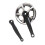 Amleso Crankset Riding Εύκολη εγκατάσταση Ρυθμιζόμενος βραχίονας στροφάλου Εξωτερικός 1