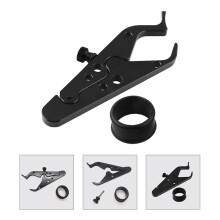 OUNONA antivol de poignée d'accélérateur pour moto, en aluminium noir, 1 pièce