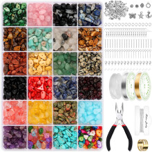 1669-Pcs Jewelry Making Kit for Adults: Crystal Beads, Wire, Pliers, Earring Supplies – DIY Craft Kit