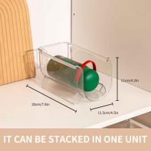 Multi-layer Transparent Water Bottle Organizer Holder Rack – Stackable, Insulated Cup Shelf, Compatible with Standard Water Bottles