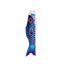 Manșon de vânt sub 5 dolari! Steag de zmeu cu pește streamer, decor agățat, design colorat, utilizare în exterior pentru casă și grădină