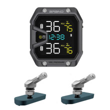 Motorcycle Tire Pressure Monitoring System with Real-Time Alerts and Waterproof IP65 Design