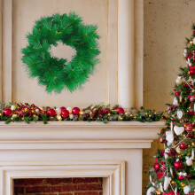 Guirlanda de Natal, Decorações de Natal Artificiais, Guirlandas para Pendurar na Porta da Frente, Guirlanda para Festas em Ambientes Internos e