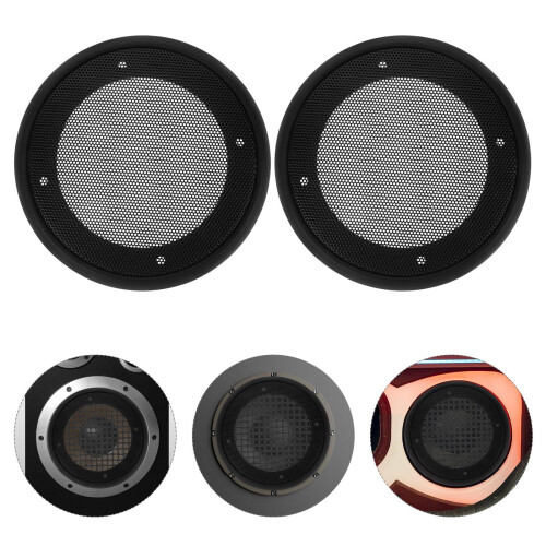 Worgeous2Pcs Υφασμάτινα καλύμματα μάσκας ηχείου αυτοκινήτου για υπογούφερ ηχείου