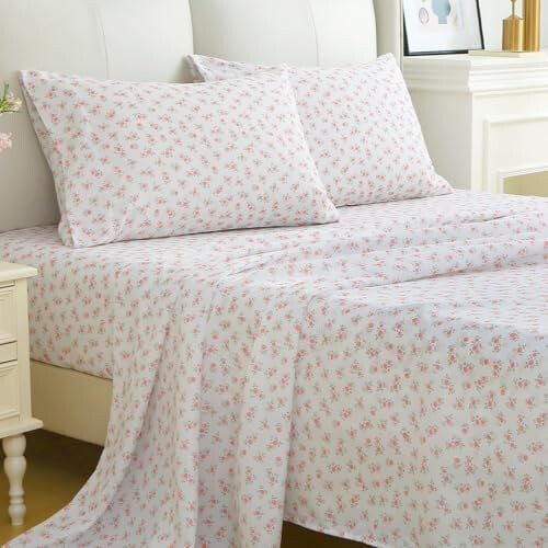 Σετ σεντόνια King Size, μαλακά, αναπνεύσιμα, χωρίς ρυτίδες, 4 τεμάχια