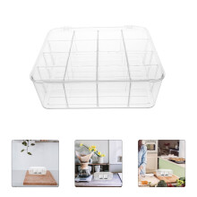 Boîte de rangement pour sachets de thé OUNONA avec couvercle transparent en plastique (1 pièce)