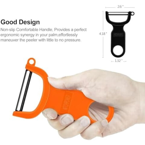 Gemüseschäler aus Kohlenstoffstahl – Ergonomisches Design 2
