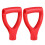 2-Pack -Shaped Plastic Shovel Grip Handles, Comfortable, Replacement for Garden Tools 5