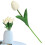 1 Pack Artificial Tulips with Bendable Stems, Hot Pink 2