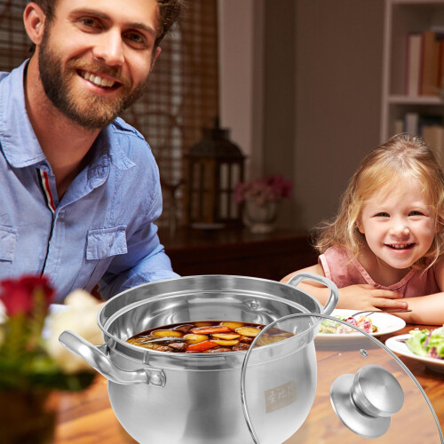 Stainless Steel Saucepan 33 cm Silver 1