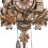 Retro Cuckoo Wall Clock Pendulum Wooden Decor 4