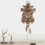 Retro Cuckoo Wall Clock Pendulum Wooden Decor 8