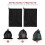 Homoyoyo 2Pcs Black Pond Pump Filter Pouch with Easy Drawstring Closure 8