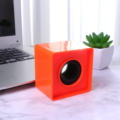 1Pack Microphone Flag Stations for Reporters Orange ABS 2