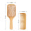Σετ βούρτσας και χτένας Heldig Bamboo Detangler (2 τεμάχια) – Οικολογικό, για 7