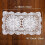 Hand-Crocheted Cotton Lace Table Mat – Rustic White, 3
