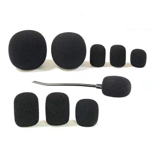 5Pcs Headset Microphone Covers Foam, Noise Reduction Headset Microphone Covers 2