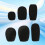 5Pcs Headset Microphone Covers Foam, Noise Reduction Headset Microphone Covers 4