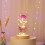 Veilleuse rose et papillon à douce lumière 4