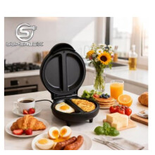 SUPERLEX Electric Omelette Maker 750W Nonstick Multi-function Omelette Machine With Smart Light Indicator Household Bread Cake