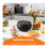 SUPERLEX Electric Omelette Maker 750W Nonstick Multi-function Omelette Machine With Smart Light Indicator Household Bread Cake 5