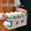 Automatic Rolling Can Organizer, Double-Layer Refrigerator Storage Rack, Transparent Beverage Dispenser for Kitchen Fridge Organization 5