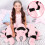 Giant Spider Plush Pink Black 45 Inch 4