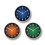 DESIGNICE Wall Clock,Luminous Hands Modern Wall Clock,Soft Contrast Bathroom Clock,Green,8In 2