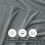 Cool Grey Fleece Blanket, Twin Size 3