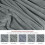 Cool Grey Fleece Blanket, Twin Size 4