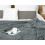 Cool Grey Fleece Blanket, Twin Size 5