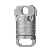 Magnetische Sleutelhanger van Titaniumlegering met 360 Draaibare -Snelsluiting, Ultralicht Gereedschap