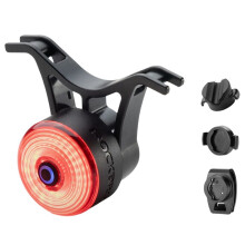 ROCKBROS Bike Lights IPX6 Waterproof Rear Light 5 Modes Bike Lamp with Intelligent Brake Sensor for Safe Night Riding