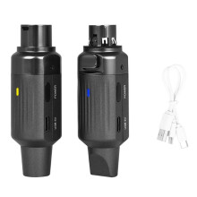 IRIN Sistema de Microfone Sem Fio ARC2 XLR Transmissor e Receptor de Microfone para Microfones Dinâmicos/Harmônicos/PA/Mixer/Câmera DSLR
