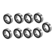 10PCS 15267-2RS  Bearing 15x26x7 mm ABEC-3 Chrome Steel Rubber Sealed Bicycle Bearings Smoothly for Rear Hub