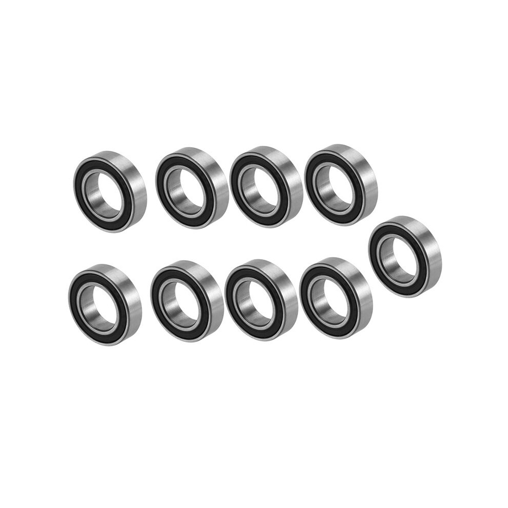 10Pcs 15267-2Rs Bearing 15X26x7 Mm Abec-3 Chrome Steel Rubber Sealed Bicycle Bearings Smoothly For Rear Hub 4713038460802
