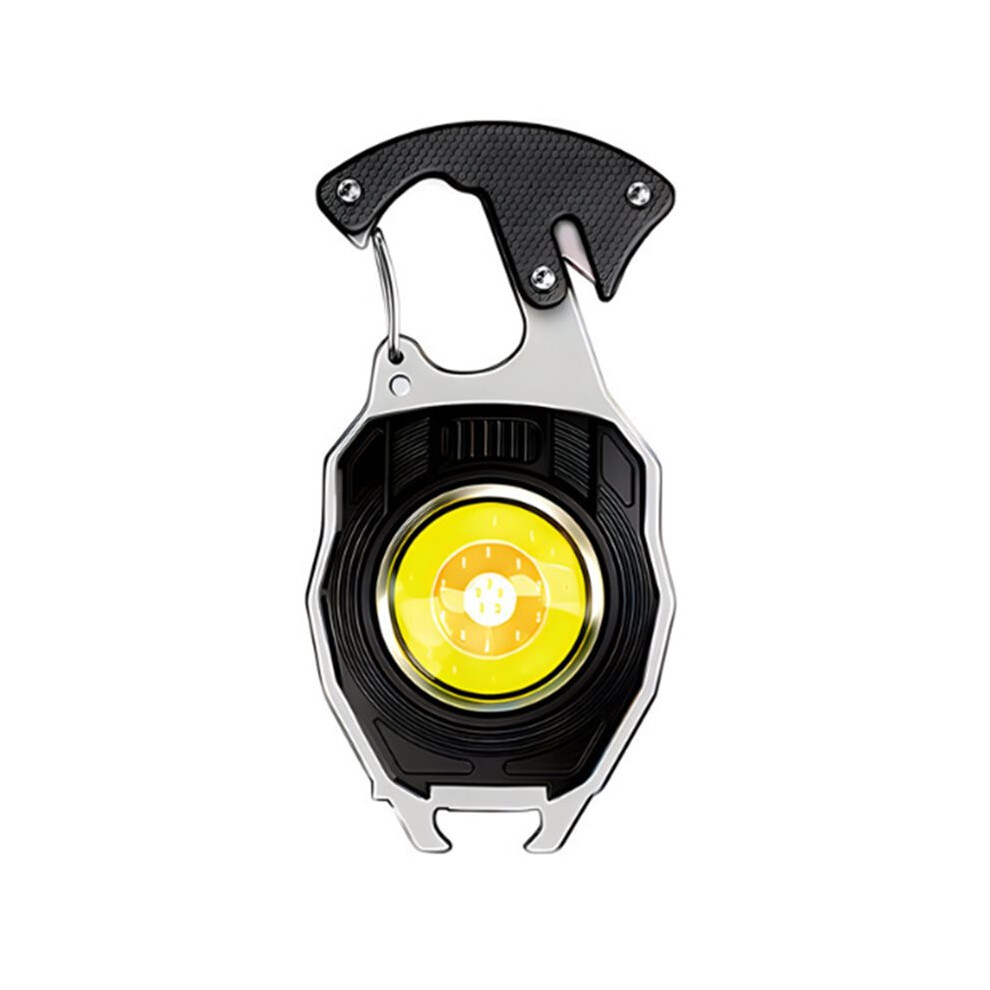 Keychain Light Versatile Led Keychain Work Light Rechargeable Flashlight With Screwdrivers Bottle Opener A 4713241378222