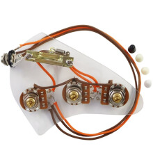 SSS Guitar Standard Wiring Kit for ST/SQ Style Electric Guitars with SSS Circuit Pickups, Tone and Volume Control.