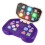 Rhythm Master Kids Training Game Machine - Level Challenge, Stress Relief, Flip Handheld Dance Mat. Violet 1