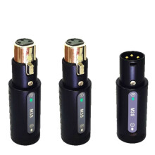 Adaptador de Micrófono Inalámbrico de 2,4 GHz con Amplificador de Micrófono Integrado y Convertidor de Micrófono Inalámbrico. Audio de Alta