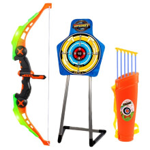 Children'S Archery Set, LED Light Archery Set, Indoor and Outdoor Sports Games Green