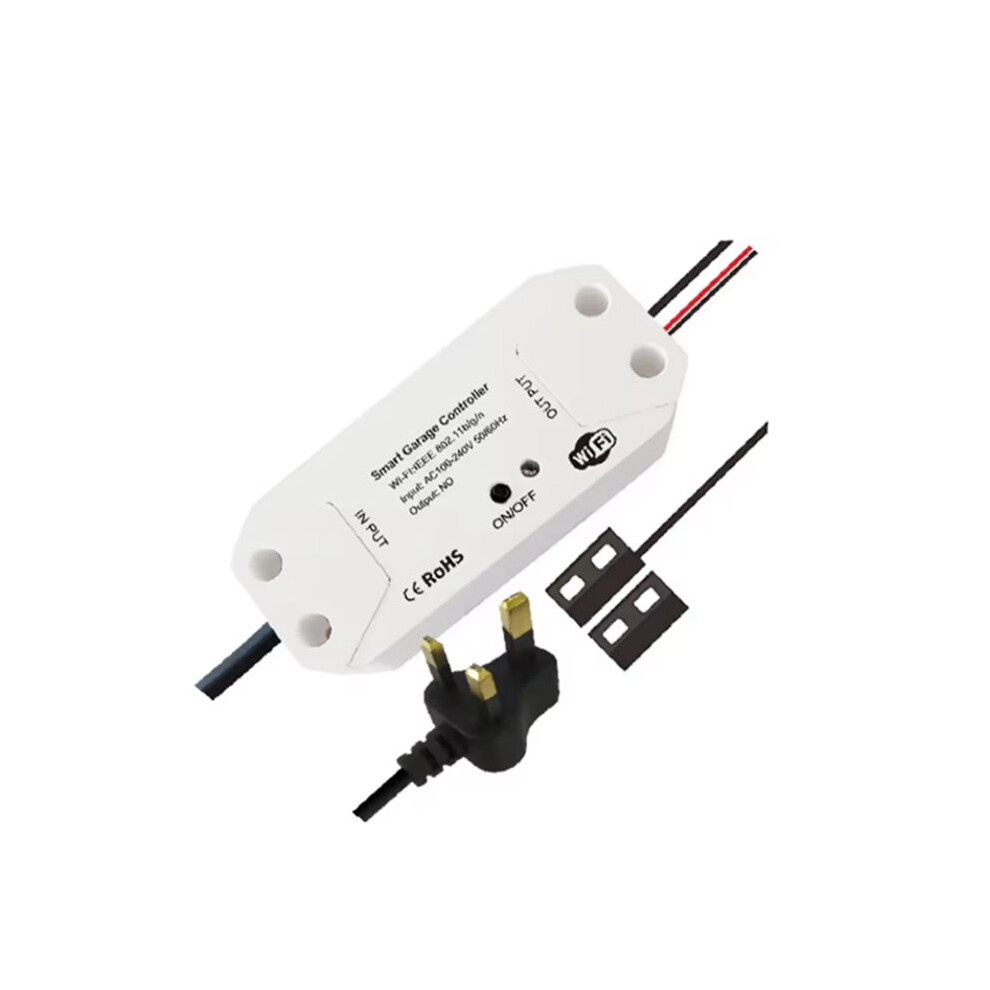 Tuya Wifi 2.4G Garage Door Opener Controller Open And Close By Phone App Compatible Alexa And Home Uk 4712905658410