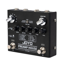 Joyo R-15 Protable Dual Channel Distortion Preamp Pedal - 18 Tones, Footswitch, Stage-Ready Heavy Guitar Effects