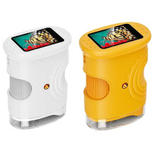 2pcs Handheld Digital Microscope for Kids with 2" HD Screen 50-1000X Pocket Microscope Educational Gift for Children