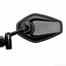 Bike Rearview Mirror 360 Rotation Anti-Glare Cycling Safety Mirror for 16-21MM Bike Handlebar Left Bar End Mirror