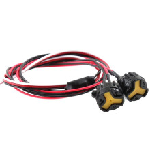 RC Car Bright LED Lights Headlight Spotlight for 1/10 RC Crawler Axial SCX10 90046 Wraith Capra Redcat 2-Lights C