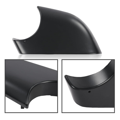 Compatível com Tesla Model 3 de 2017 a 2022 - Suporte Inferior da Capa do Espelho Retrovisor Lateral Esquerdo (Preto) 2