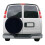 Κάλυμμα εφεδρικού ελαστικού 14-17 ιντσών, PVC, για αξεσουάρ τροχών αυτοκινήτου, TD326 5