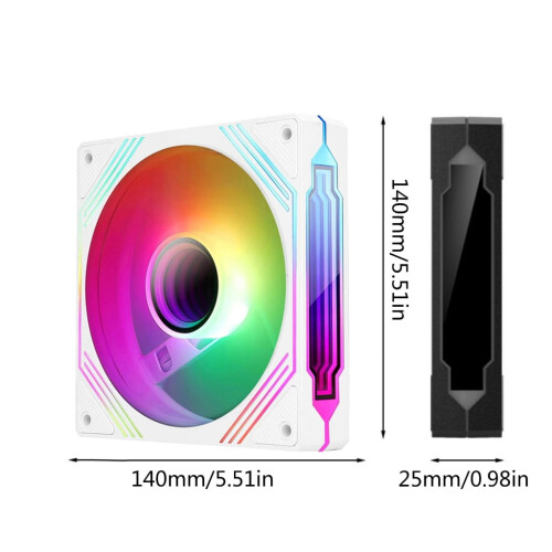 Reverse Airflows 120mm ARGB Fans with PC Cooling Water CPU Case Fan for Customized Computer Builds 2